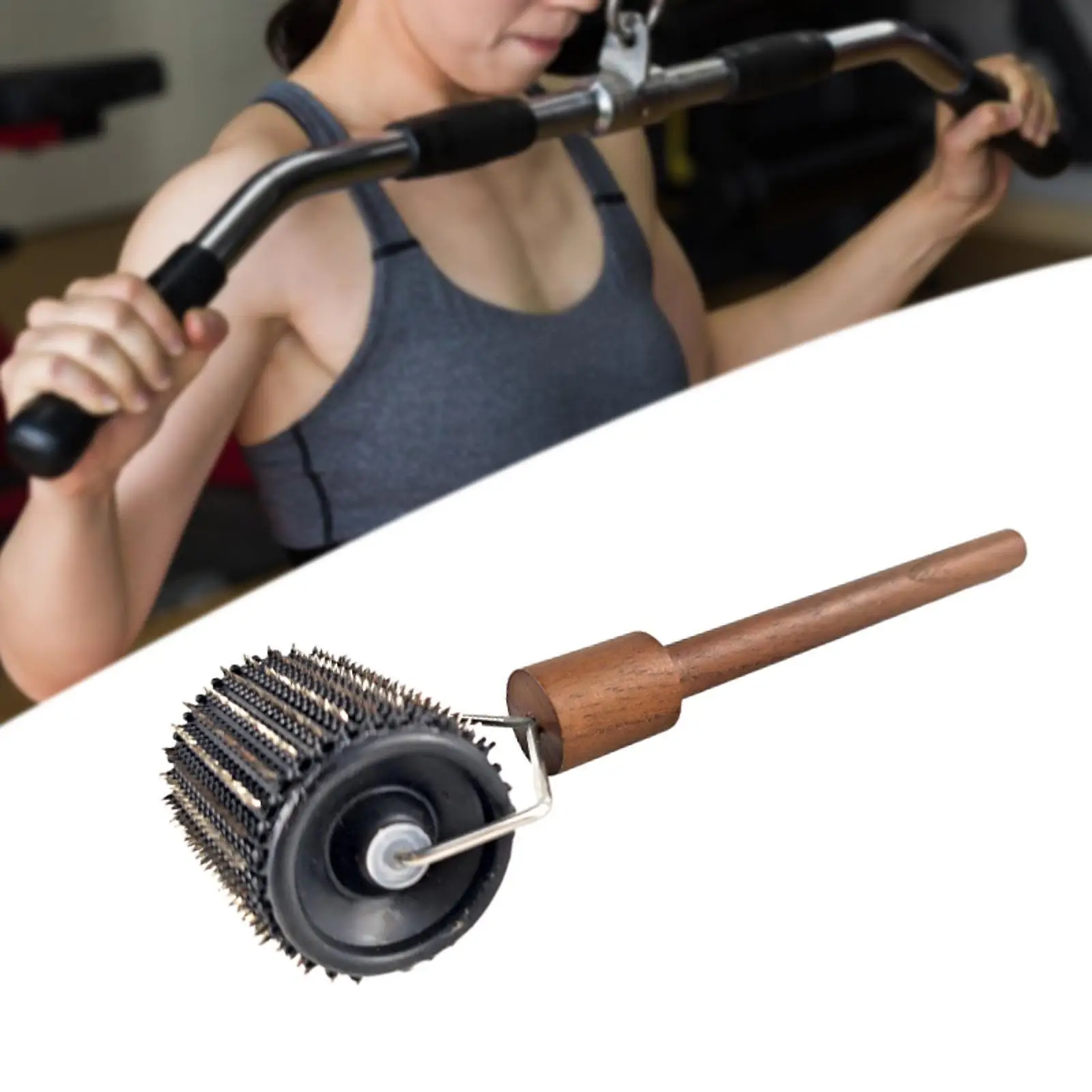 

Массажный ролик для фасции, портативный легкий роликовый массажный инструмент для глубоких тканей, расслабляющий мышцы для икр, рук, талии, ног, фитнеса