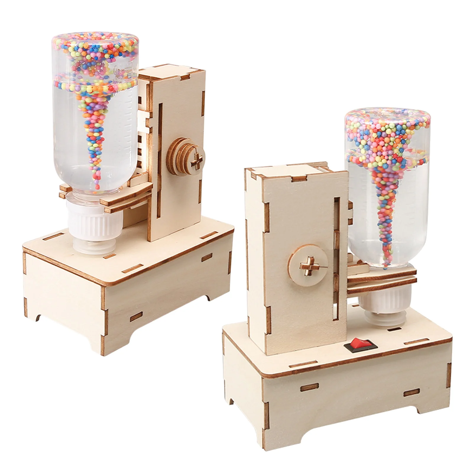 

2Pcs Tornado Science Experiment Kit Stem Hands-on Educational Science Classroom Project Scientific Wind Power Experiment