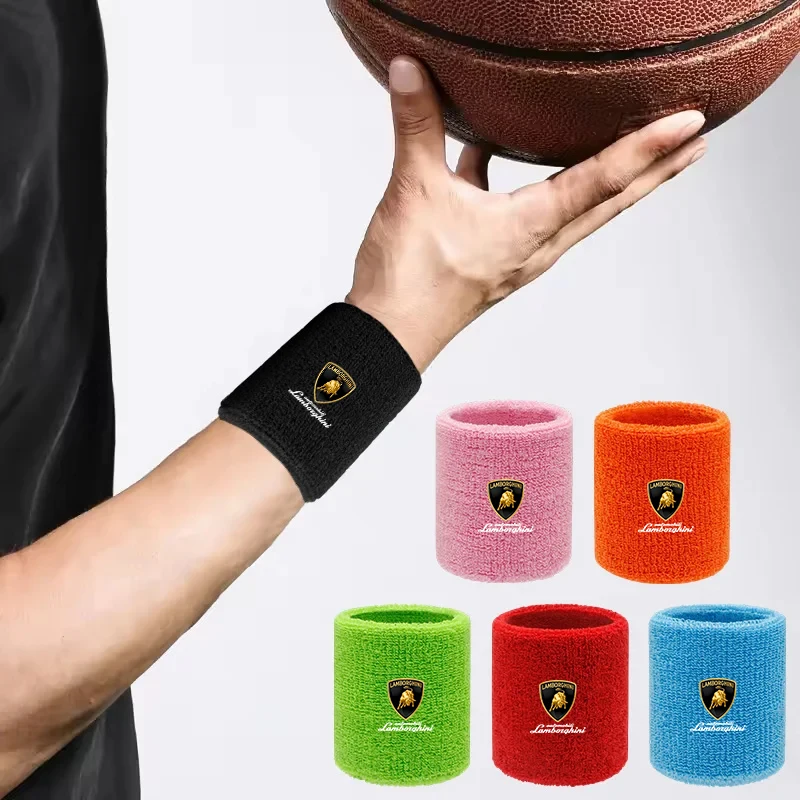 

Car Lamborghini Sports Headband Wristband Ball Embroidery Stretch Boys Sticker for Working Out Quick Drying Wrist Sweat Bands