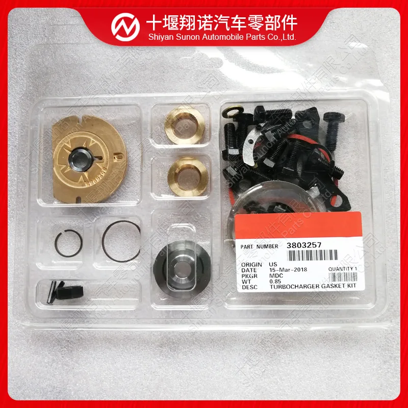 สำหรับชุดซ่อมเทอร์โบชาร์จเจอร์เครื่องยนต์ 3803257 3801669 3545677