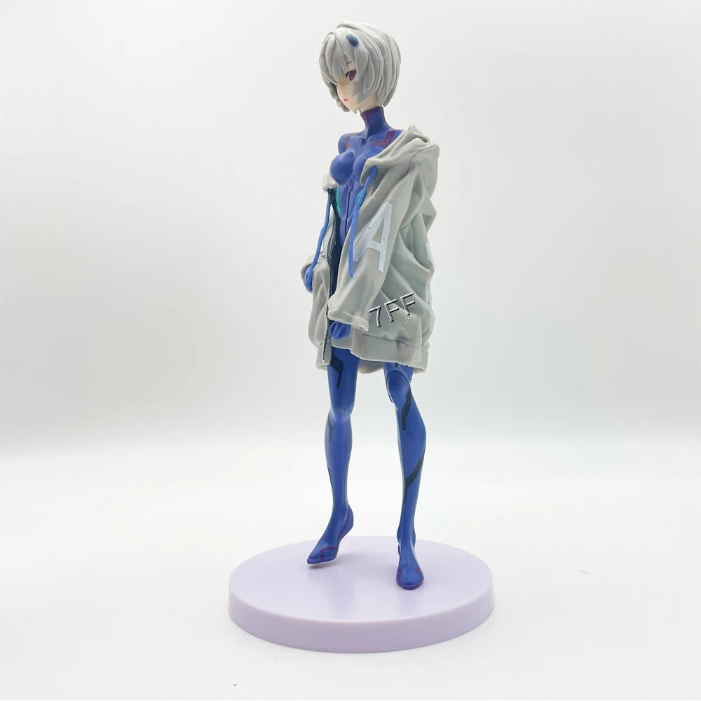 Neon Genesis Evangelion 20Cm Ayanami Rei Anime Figure Sexy Girl Action Figure PVC Model GK Gifts Collectible Figurines for Kids