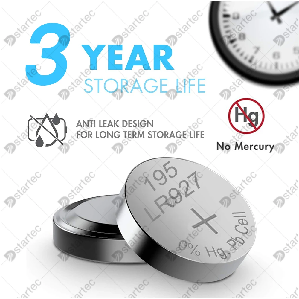 1.55V LR927 AG7 195 395 LR57 395A G7A SR927 399 Button Batteries For Watch Toys Remote SR927SW AG 7 Cell Coin Alkaline Battery