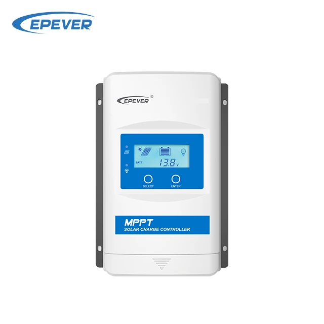 

Hot Selling XTRA4415N 12V 24V 48V 40A MPPT Solar Charge Controller 150V with LCD, ETL,FCC CE ROHS, Support Lithium Batteries