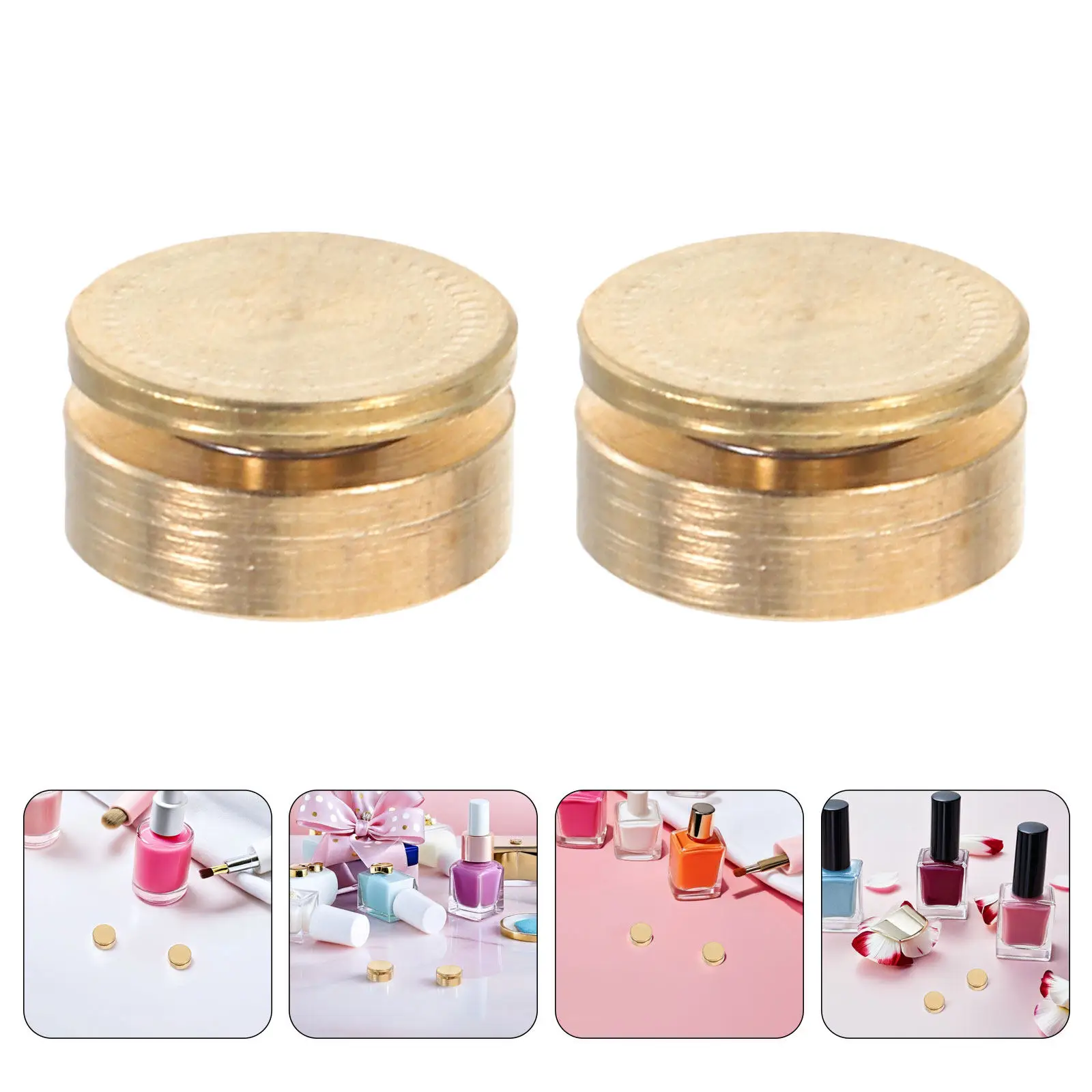 

15Pcs Nail Art Spinner Bearing Hardware Superior Wear-Resistant Rotary Connector for Rotating Rhinestones Kinetic Nail