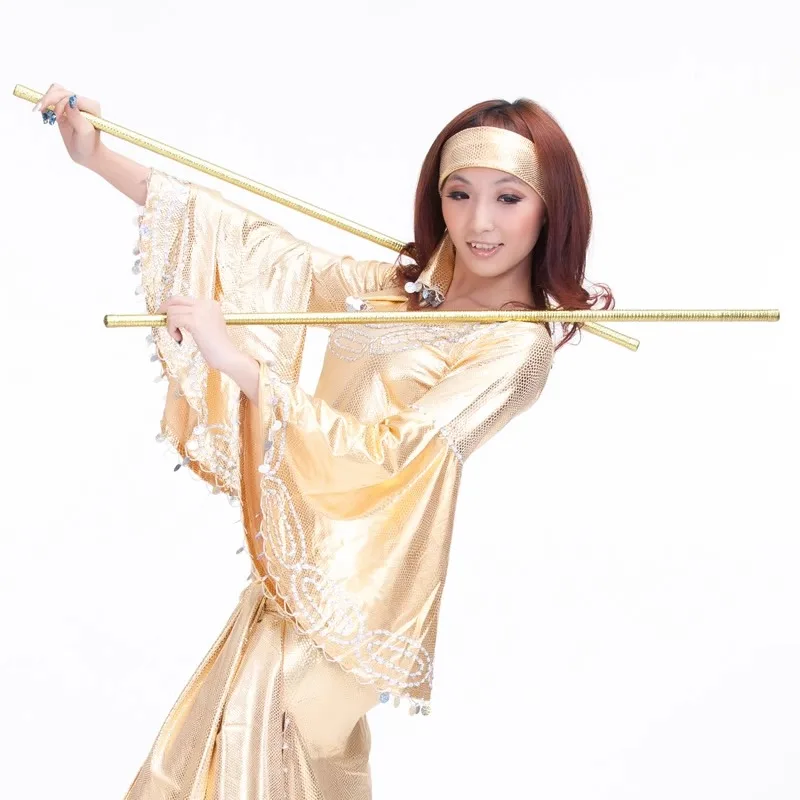 قصب الرقص الشرقي المخصصة قصب الروطان العصي المستقيمة عروض الدعامة ملحقات الرقص عصي الراعي