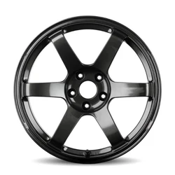 Gunmetal Wheels 5x114.3 5x120 Customized Size Rims For Nissan Skyline GTR BMW Toyota JDM Car R