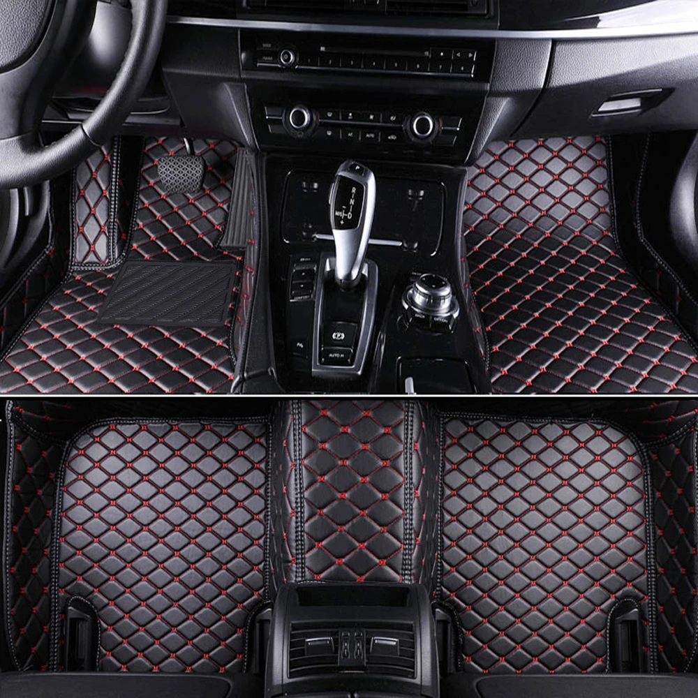 

3D Customized Waterproof Leather Anti-slip Car Floor Mats For Kia