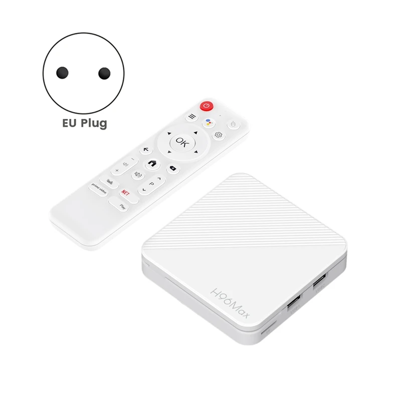 H96 MAX H313 Smart TV Box Android 14 Smart TV Box Android13 2GB 16GB Wifi6 BT 4K HD Google Voice Media Player