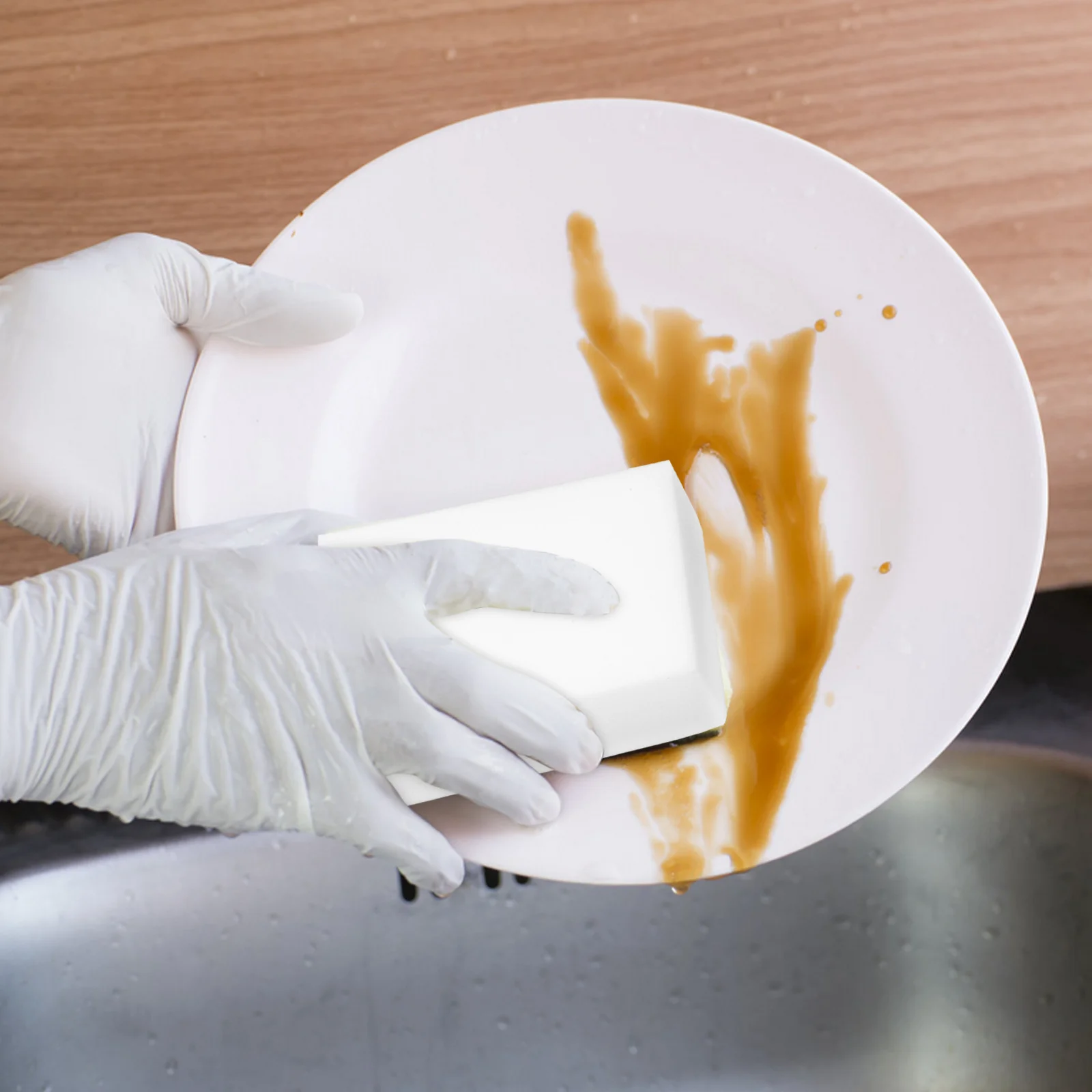 

10Pcs Scourers Non Scratch Dish Cleaning Sponge Large Size Reusable Kitchen Scrubber for Tough Stains Bowl Pot Sink Washing