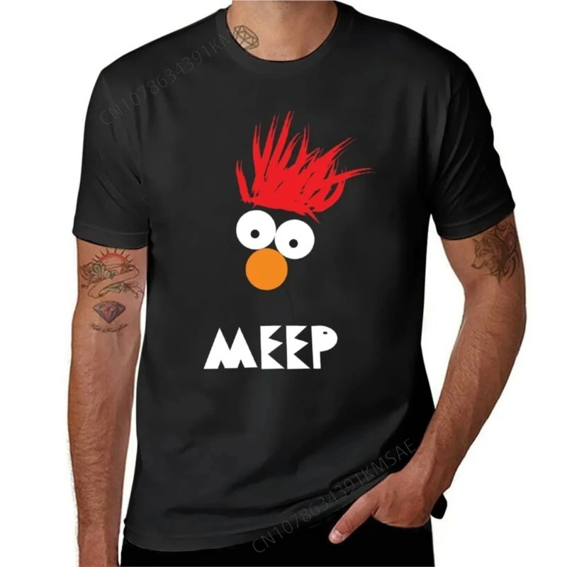 summer tops boys animal print quick drying Men's t-shirts  Beaker MEEP T-Shirt  harajuku  streetwear  men clothing