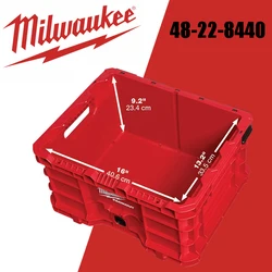 Milwaukee 48-22-8440 Impact Resistance Water Resistance Durable Tool Storage System Crate Packing Box Material Box