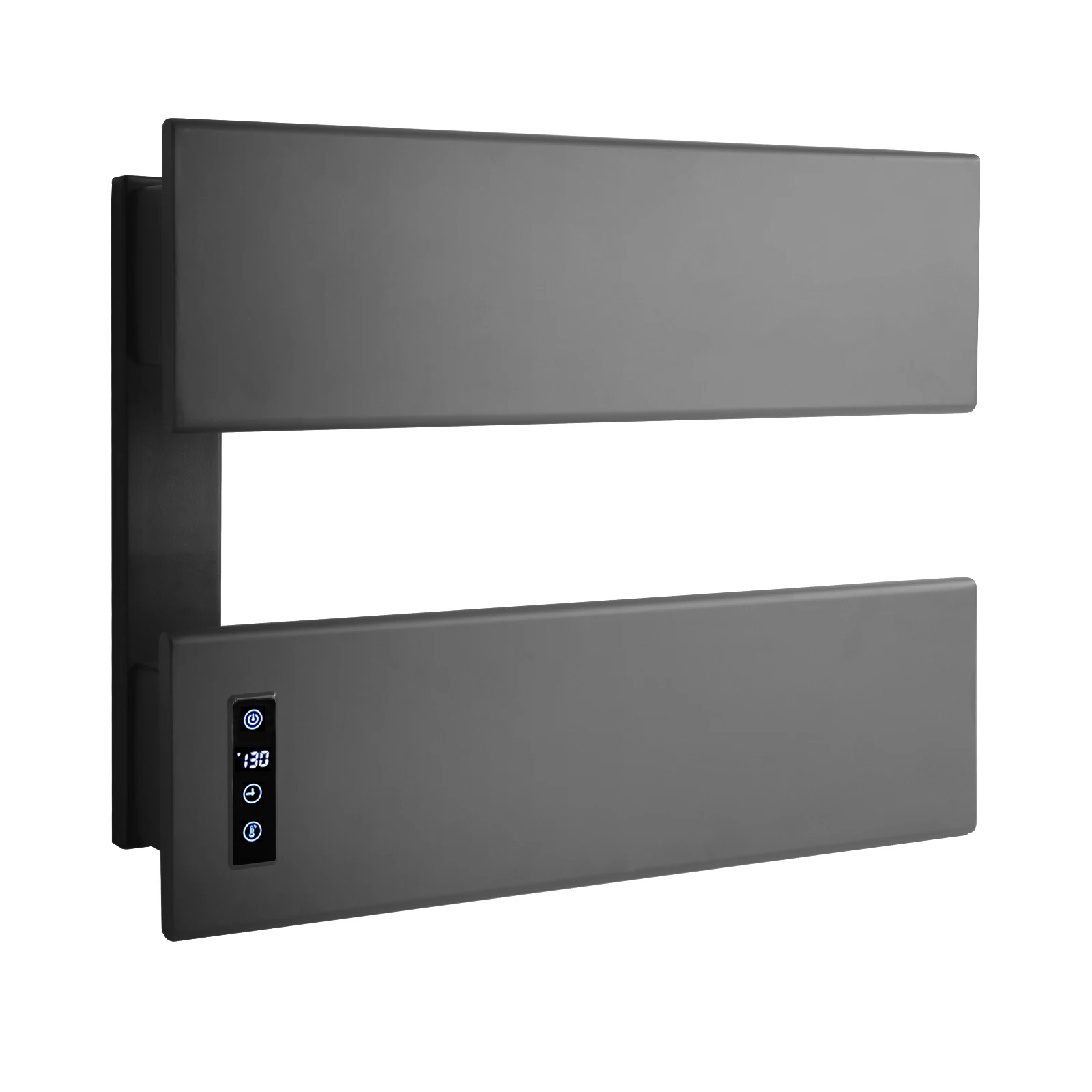 Luxury Hot Towel Drying Smart Wall Mounted Electric Towel Warmer Rack with LED Screen for Bathroom