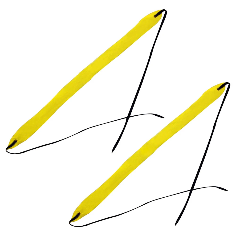 

2 Pcs Flute Cleaning Cloth Small Size Light Weight Saxophone Care Cloth Music Instruments Cleaning Tools Yellow Color
