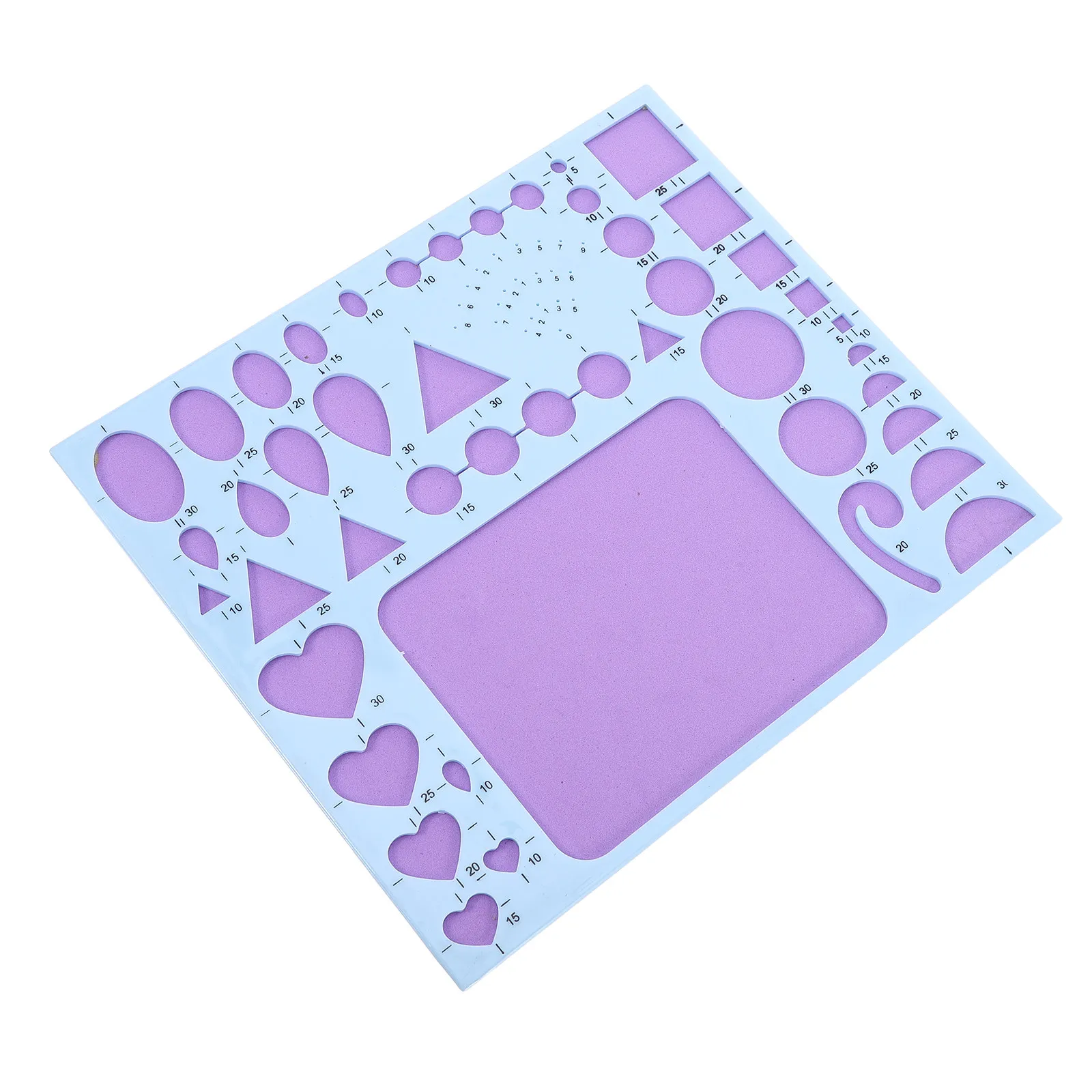 Multi-Shape Paper Quilling Template Board Size Guide for Flowers DIY Paper Crafts Greeting Cards Quilling Supplies for Beginners