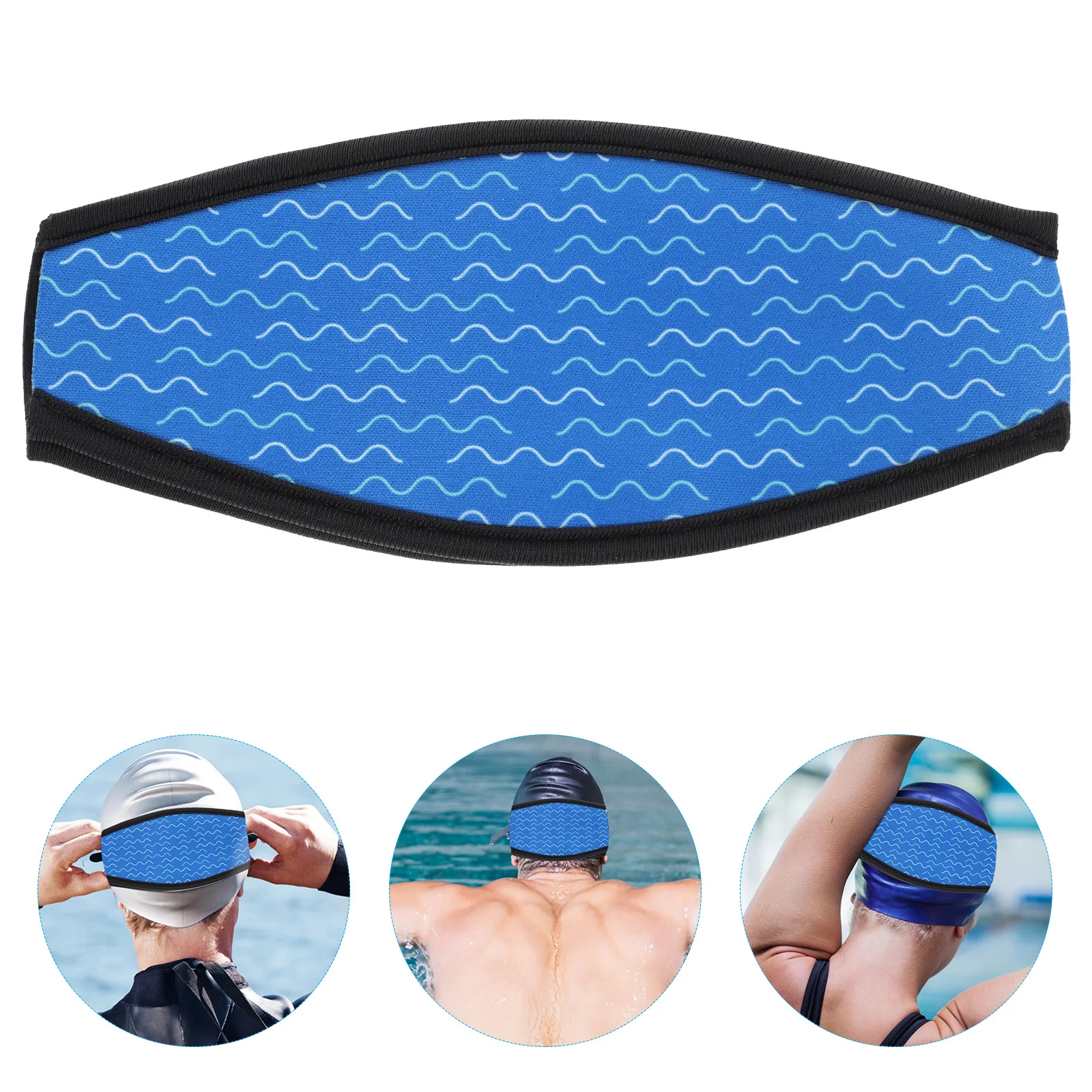 

Mask Strap Cover For Dive Masks Double Layer Neoprene Diving Headband Bright Color Easy Carry Hair Protection Diving