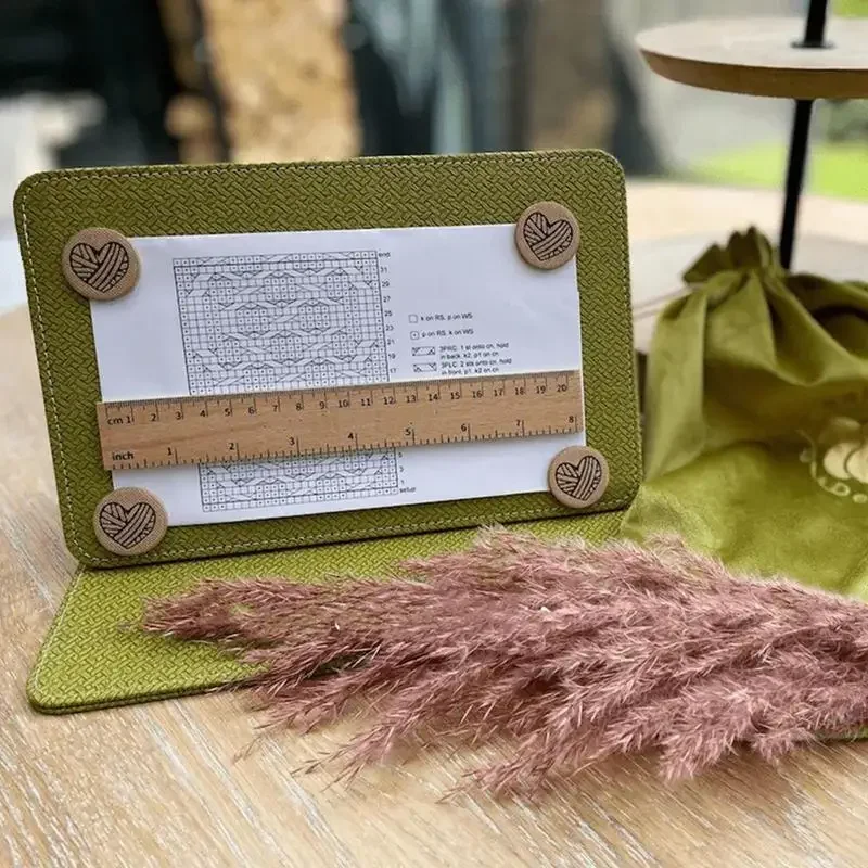 Crochet Chart Holder Crochet Pattern Chart Keeper Easy To Use Foldable Portable Magnetic Knitting Chart Keeper For Knitting