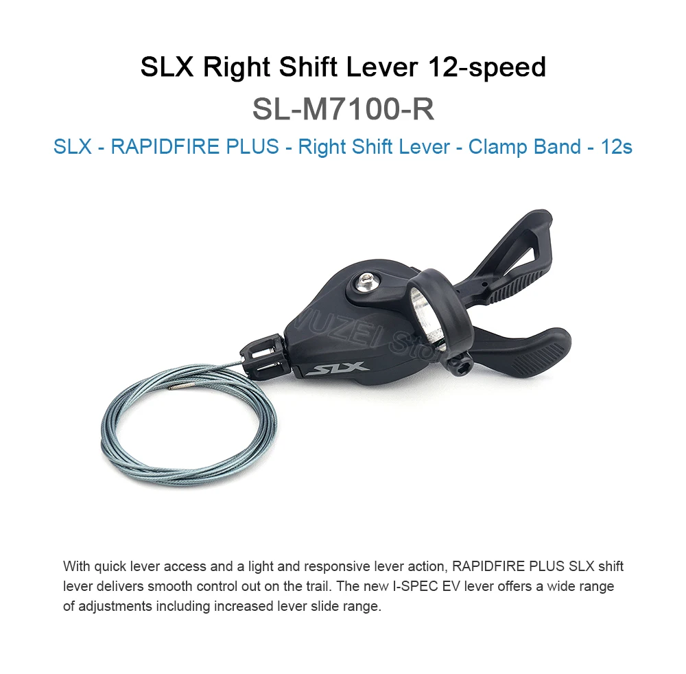 SHIMANO SLX Right Shift Lever 1X12 Speed SL-M7100-R SLX Rear Derailleur RD-M7100-SGS 12V Mountain Bike Transmission  K7 MTB Kit