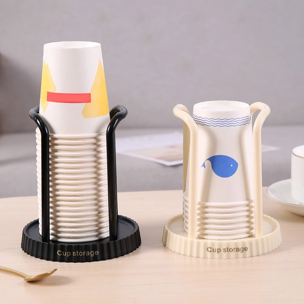 Home Organization Paper Cup Holder Desktop Organizer Compact Space Saving Design Waterproof Design 11.5*7*13cm
