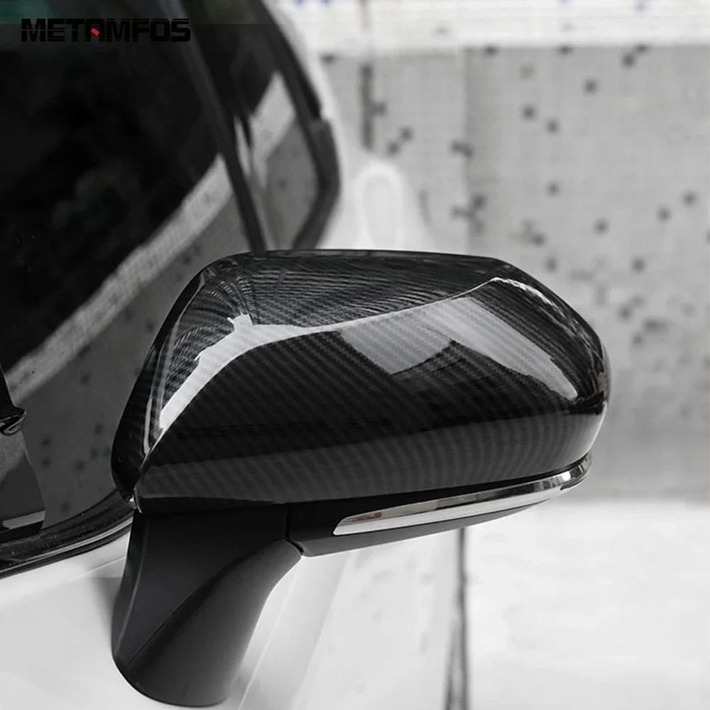 For Toyota Camry 2018-2021 2022 2023 2024 2025 CHR 2016-2022 Carbon Fiber Rearview Side Mirror Cover Trim Protector Accessories