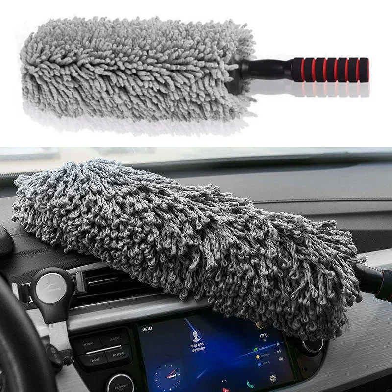 

Car Wax Brush Car Duster Removing Cleaner Retractable Microfiber Multifunction For Furniture Cleaning Tool Microfiber Car Washer