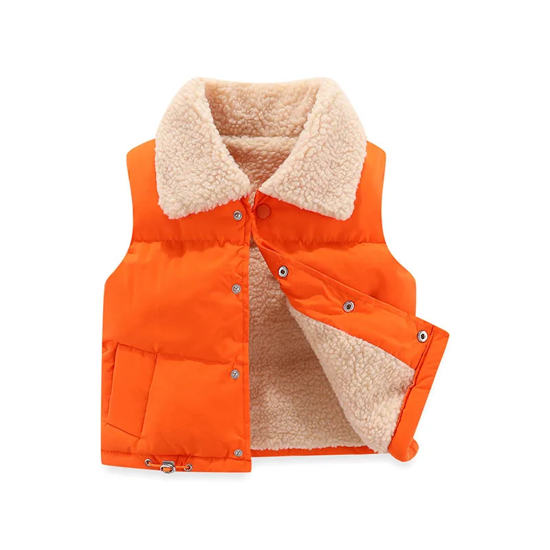 IYEAL Children's 2023 New Polar Fleece Vest Girls' Autumn and Winter Horse Jacket Fleece Top Baby Boys Warm Waistcoats