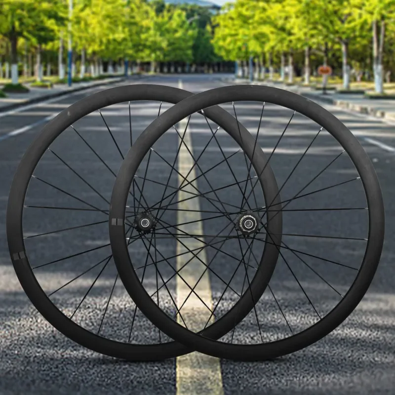 700C120 Acoustic Jetson Frame Height 35mm Highway Disc Brake Bicycle Wheel Group Aluminum Alloy Straight Pull Wind Breaking