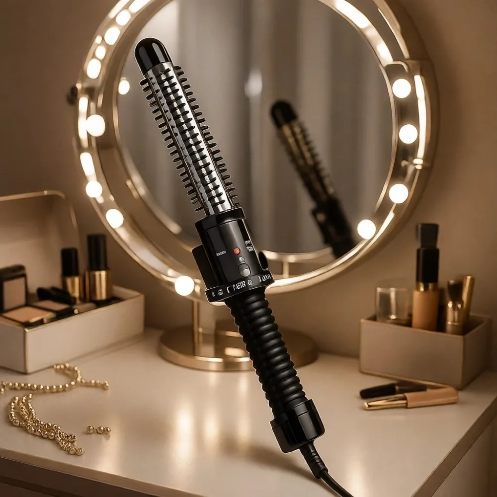 

Instant Heat 3 4 Inch Curling Brush for Short Hair 30 Second Warm Up 25 Settings