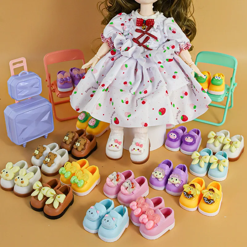 HOUZIWA 30CM Doll Shoes Princess Girls DIY Toys 1/6 BJD Doll Accessories