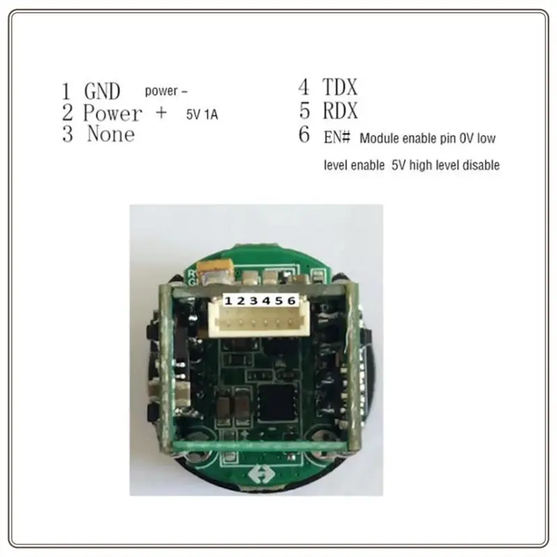 وحدة استشعار موثوقة بالليزر 1000 متر TTL قياس السرعة عالي الدقة لملحقات الطائرة بدون طيار الخارجية ، مستشعر تتراوح الليزر
