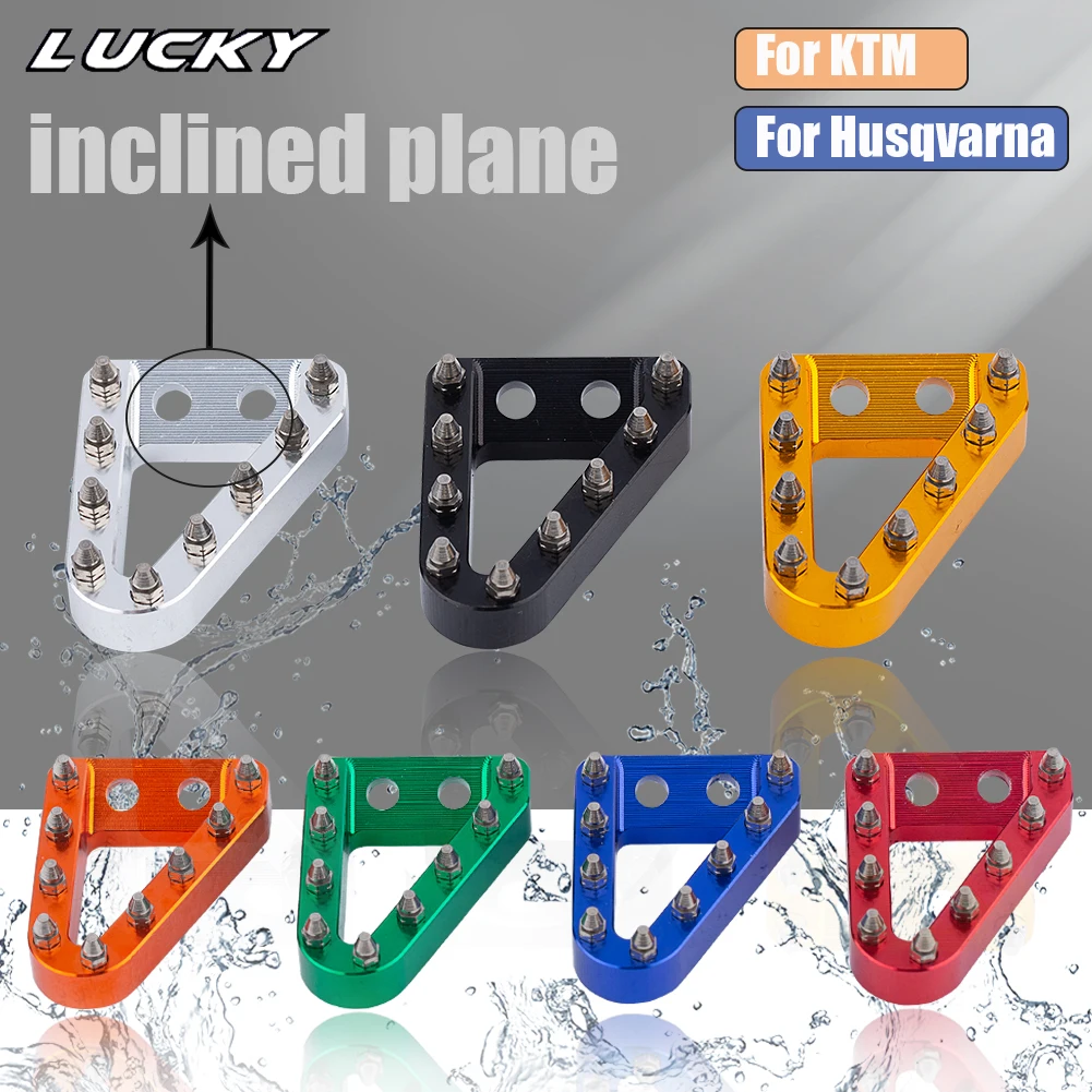 Motorcycle CNC Rear Brake Pedal Step Plate Tip For KTM SX SXF XC XCF XCW XCFW EXC EXCF For Husqvarna TC TE FC FE 125-530 2014