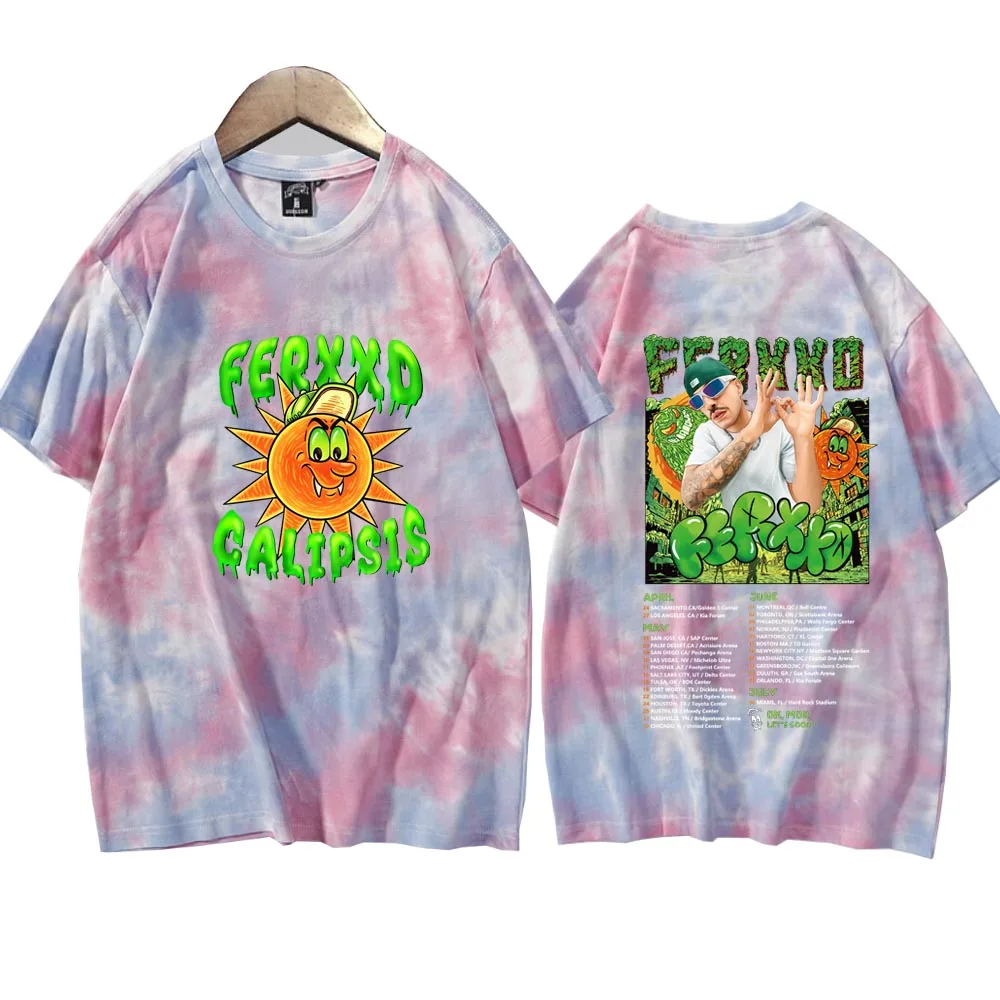 Ferxxo No Le Temas A La Ferxxocalipsis Tie Dye T-Shirt Fans Gift Feid Ferrxxo Calipsis Nitro Monster 2024 Tshirt