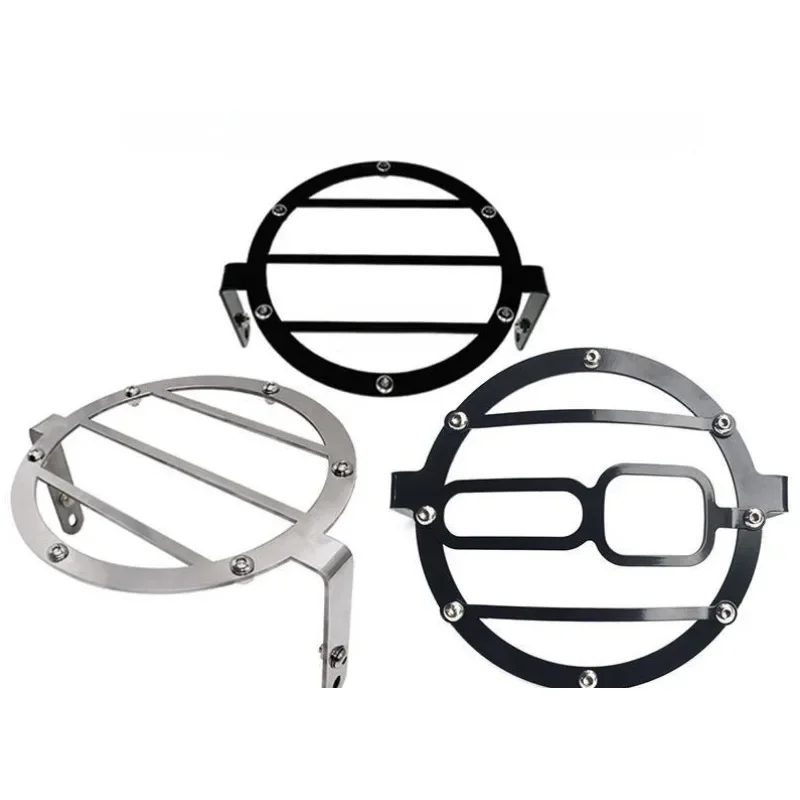 Motorcycle Headlight Protector Grille Guard Cover Retro Protection Grill Applicable to Benda BD300 Rock300
