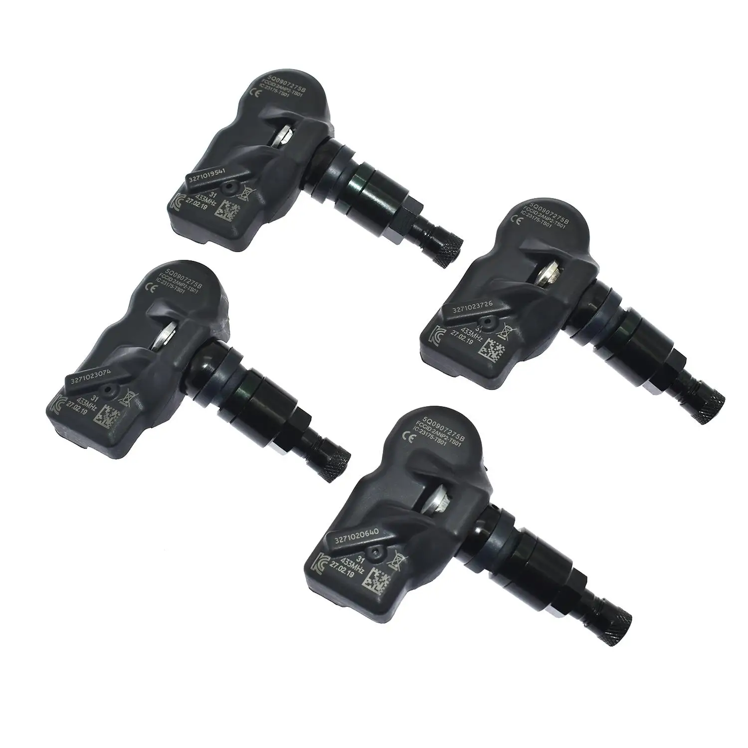 4Pcs TPMS Tire Pressure Sensor for GOLF passat jetta T-Roc for tiguan 5Q0907275B