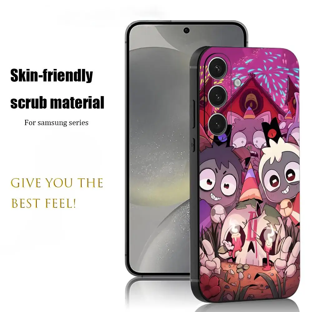 Cult of the Lamb dark Game Phone Case For Samsung Galaxy S26 S25 S24 S23 S22 S21 Plus Ultra Note20 Soft Black