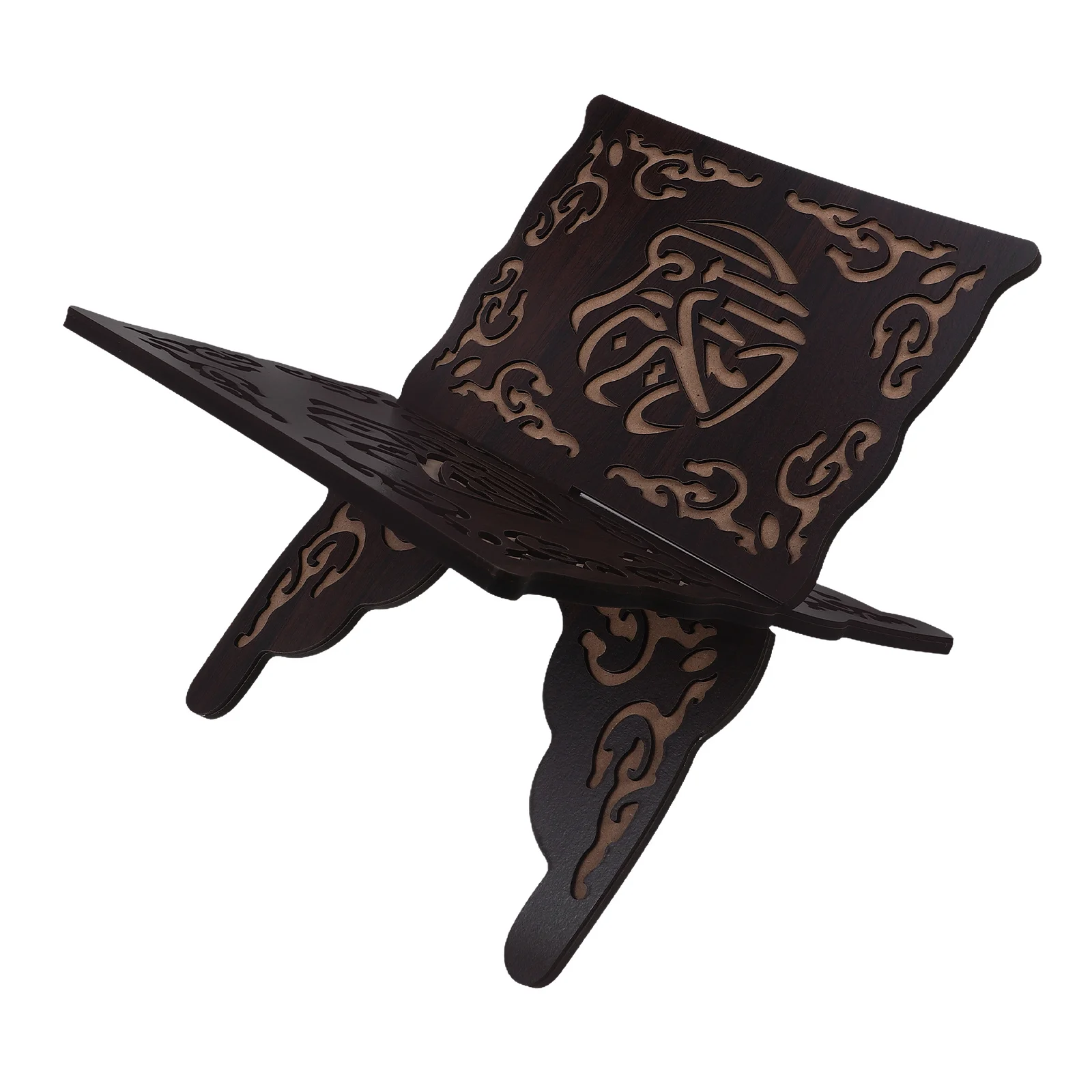 Wooden Quran Book Stand Holder Adjustable Reading Support For Prayer Bible Islamic Decor Shelf Desktop Book Display Muslim
