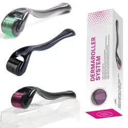 1 pcs 540 Needle Derma Roller 0.2/0.25mm Micro Needle Derma Roller For Facial Skin Body Face Care Hair Growth Beard