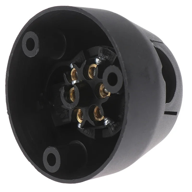 7핀 유럽형 트레일러 소켓 12V 견인 바 소켓 자동차 플러그 커넥터