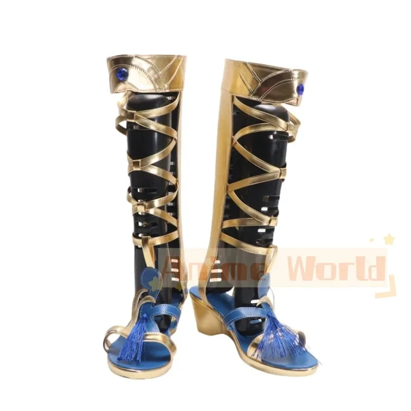 

2025 11 Love And Deep Space Protagonist God Of The Tides Shoes Cosplay Halloween Carnival Boots Custom Made