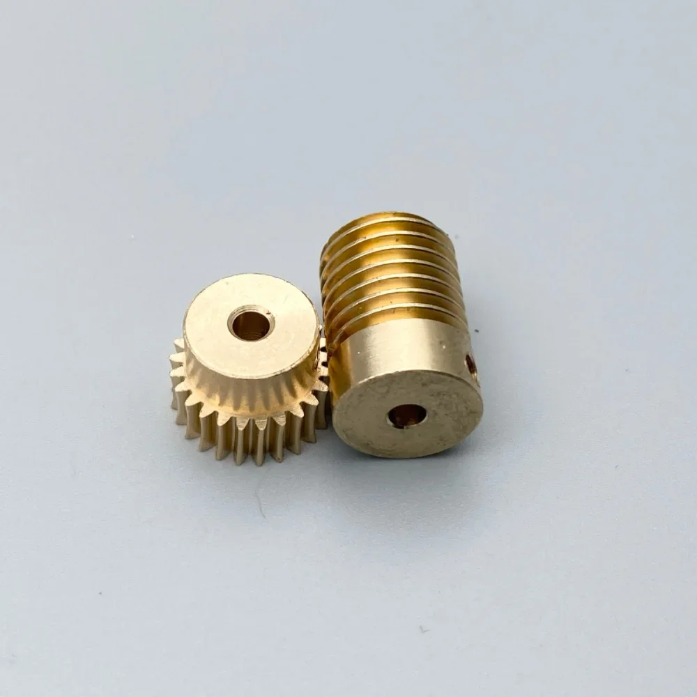 0.5M Precision Enveloping Worm Turbine Gear 1:10/15/20/25/30/40/50/60 Teeth 2/3/4/5/6mm Transmission Mechanism