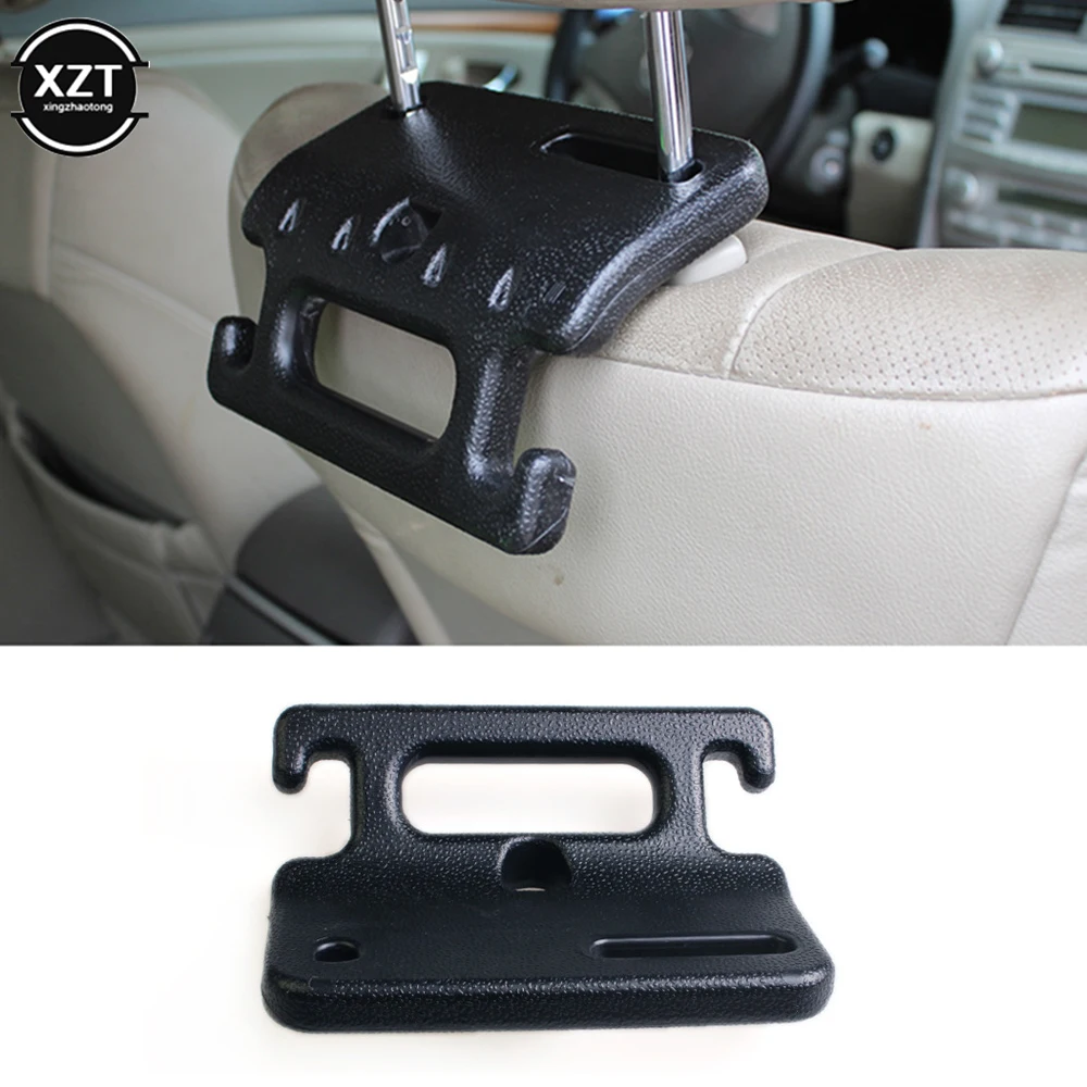 Multifunction Black Car Head Rest Handrail Plastic Kids Seat Back Safety Handle Armrest Holder Hook For Elderly Children