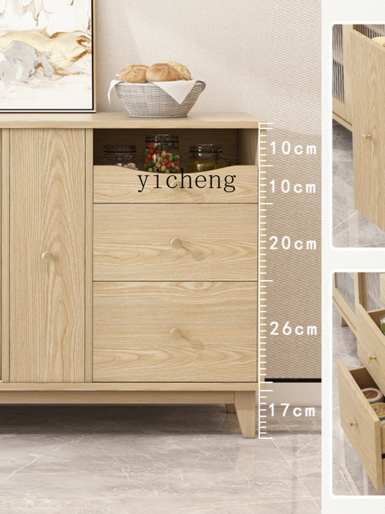 XL Solid Wood Sideboard Wall Sliding Door Locker Storage Cabinet Cupboard Storage Cabinet