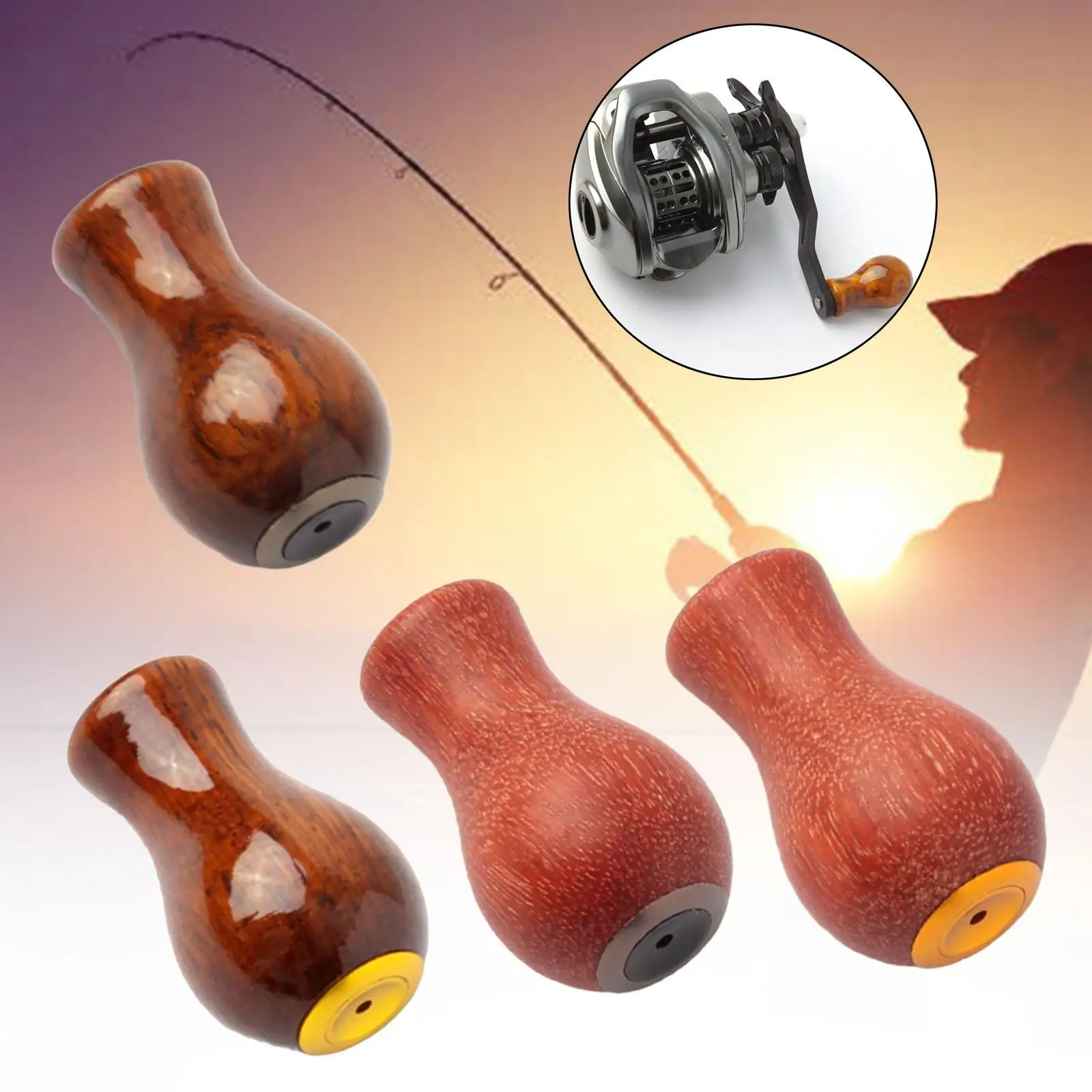 

Fishing Reel Handle Knob Lightweight Spare Part Repairing Power Handle Knob