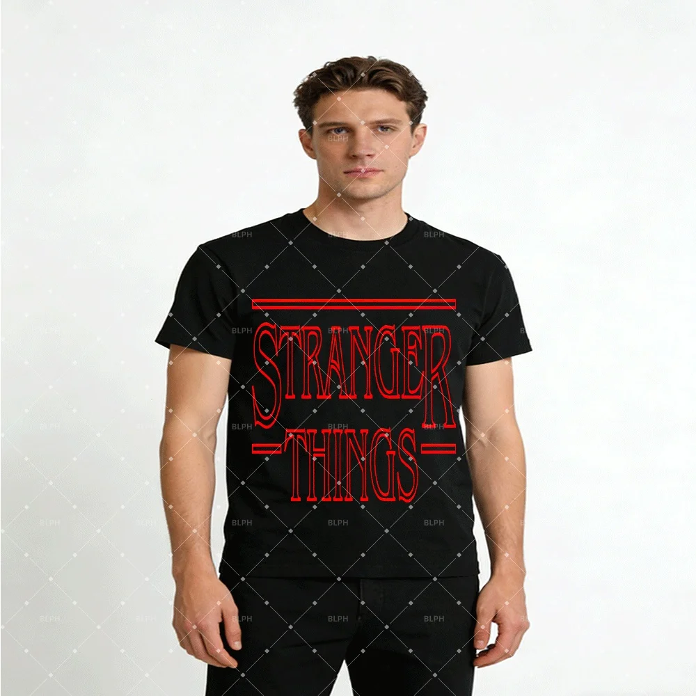 

Stylish Stranger Things Family Matching T-Shirts, Unique Design for Parents and Kids, Perfect for Fans of the Hit Show