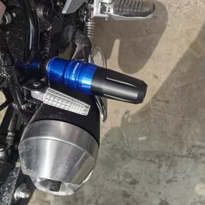 لسيارات BMW G310R G310GS G 310 GS / R 2017-2019 2020 اكسسوارات الدراجات النارية CNC الحماية من السقوط العادم المنزلق واقي وسادة تحطم أفضل 10 مبيعات مجموعة خفض BMW GS 310 - رقم 4