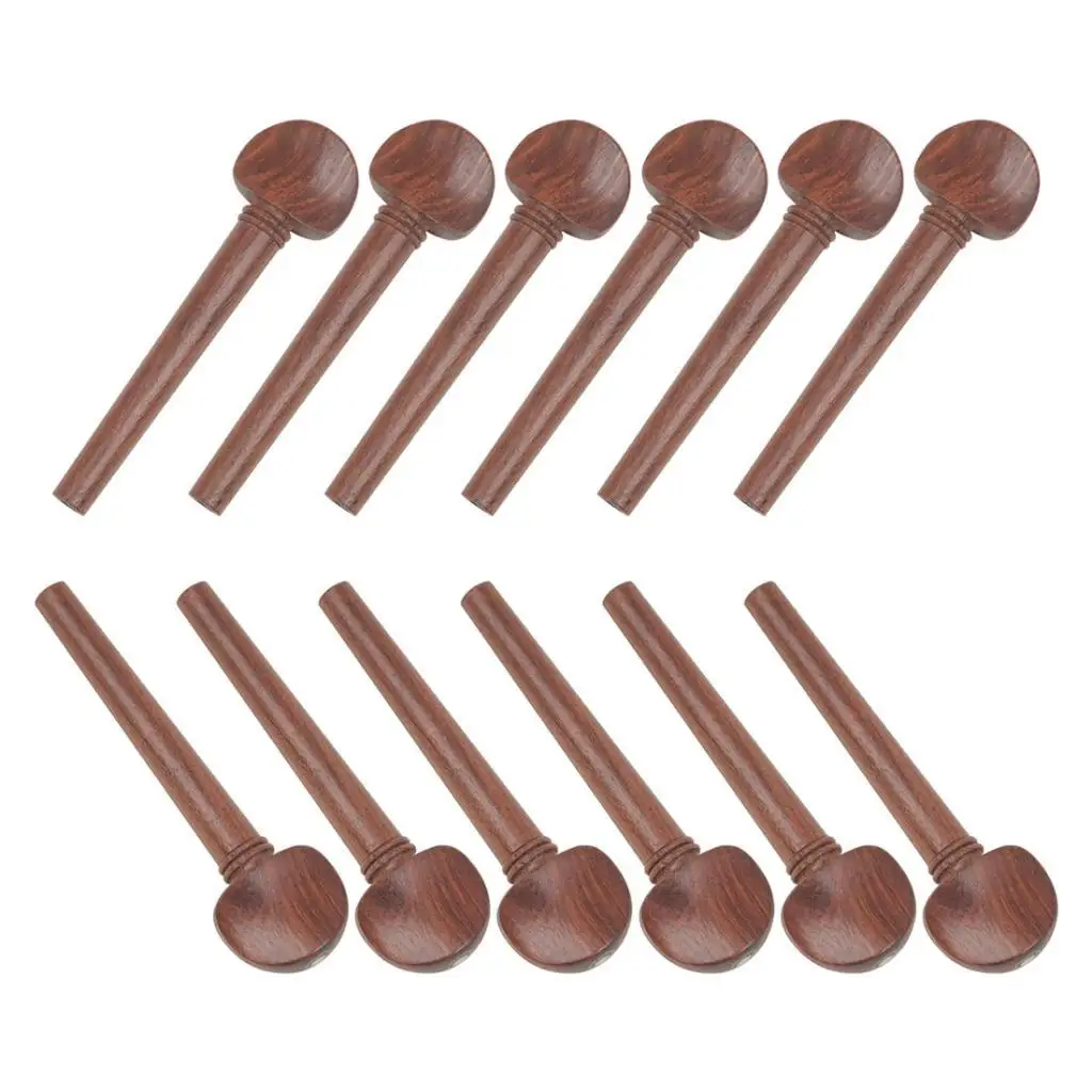 12x Violin Tuning Peg Tunning String Peg for Musical Instrument Fiddle