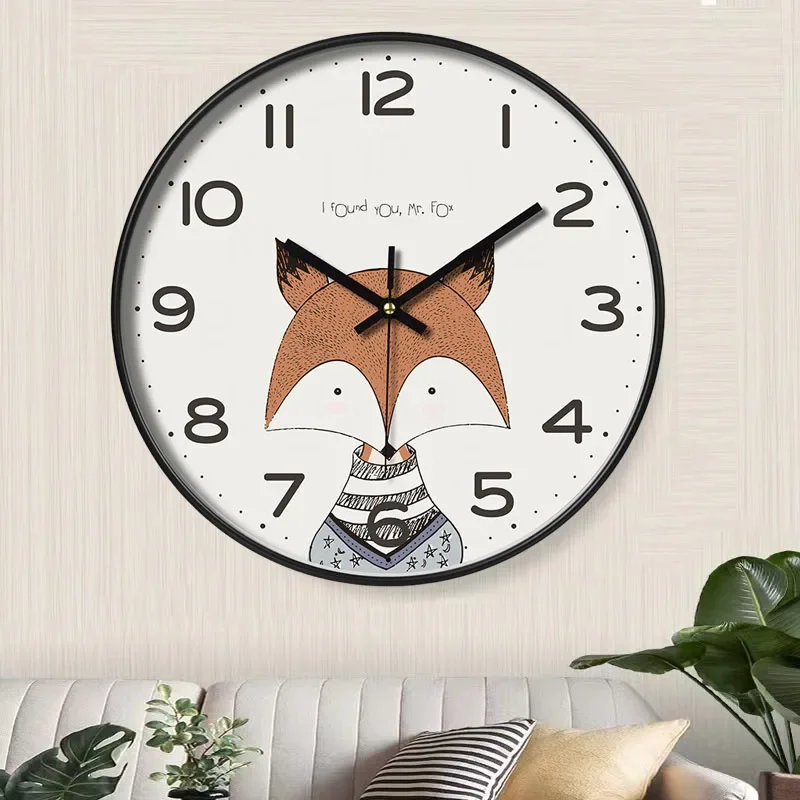 ساعة حائط صامتة غير موقوتة لتزيين غرفة المعيشة ، ساعة شفافة ، ساعة صامتة للمطعم والمقهى ، 12 بوصة