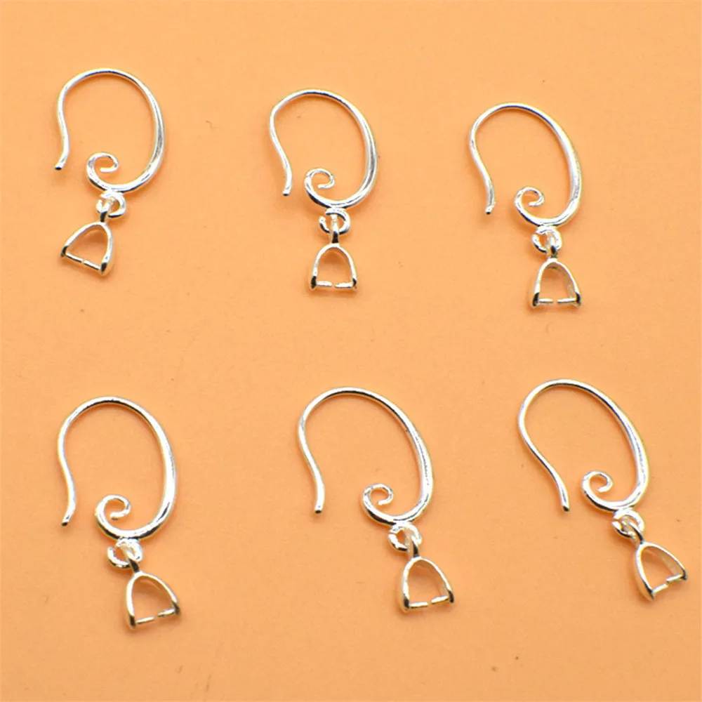 DIY Earring Hooks Fish Hooks Style Jewelry Making Accessories Semi Finished Fashionable Components