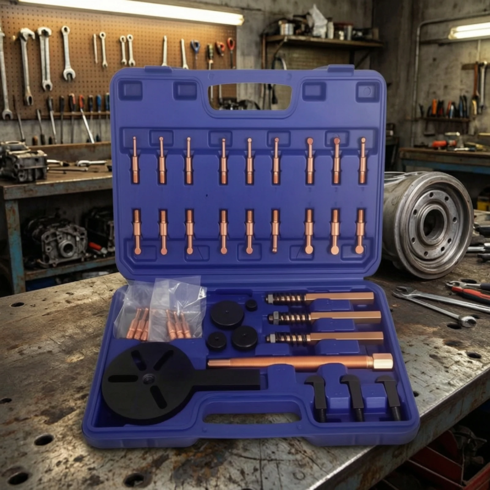 Bearing Puller Kit with Case Organized Bearing Puller Set Removal Tool Kit Allall-Purpose High Hardness for Mechanics, Garage view 5