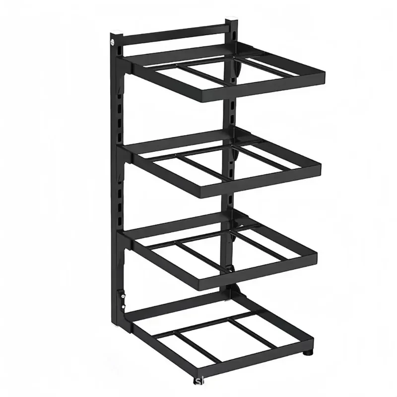 Kitchen Shelf Space-saving Kitchenware Storage Rack Adjustable Pot Rack 3-4 Tiers Under Sink/Corner Applicable