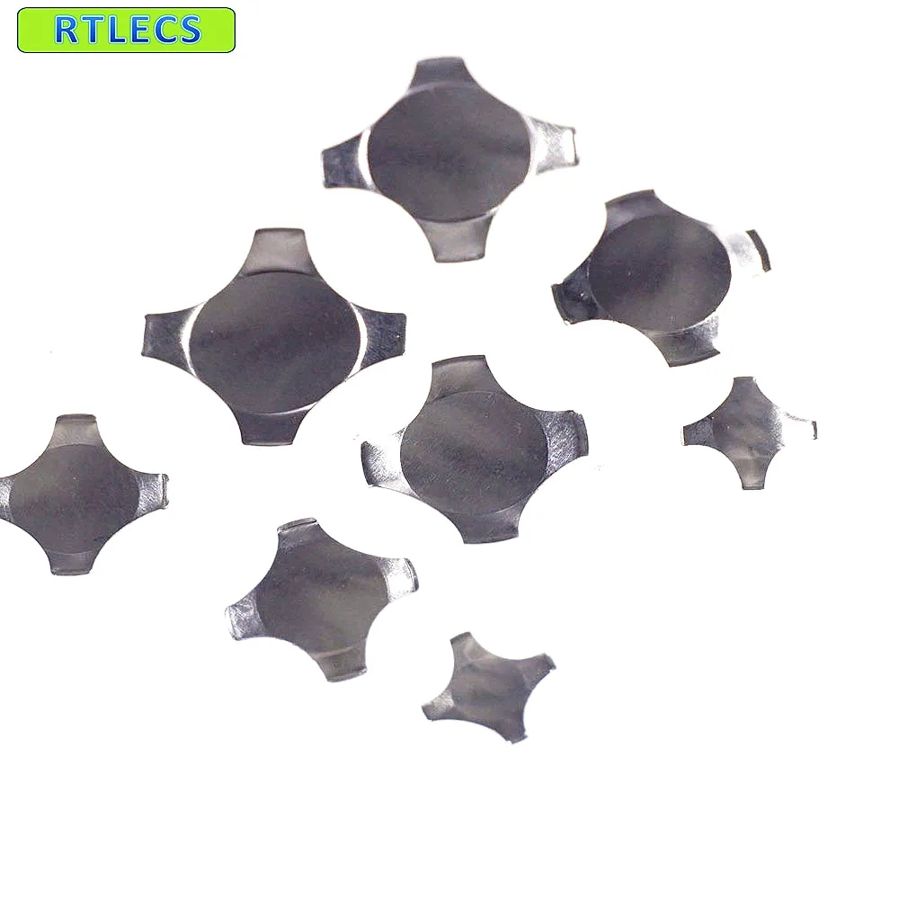 

1000 pcs Metal Dome Switch Tact Diameter 5 6 7 8.0 8.4 10 12 14 16 20 mm 280 g force Cross Shape Momentary SPST Snap No Dimple